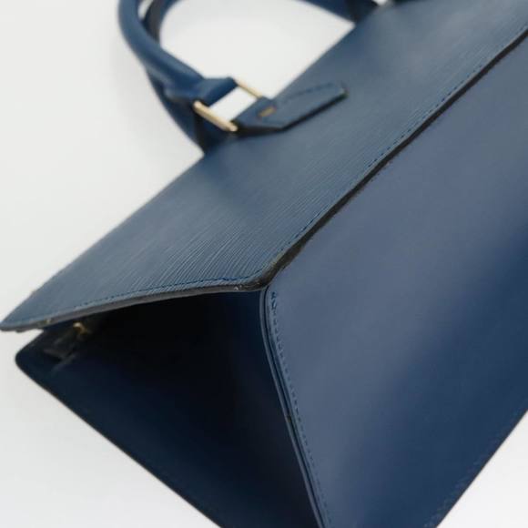 LOUIS VUITTON Epi Sac Triangle Hand Bag Blue M52095 LV Auth 96139 - Picture 15 of 16